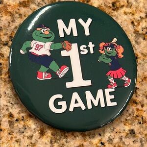 My 1st Game Button - Boston Red Sox